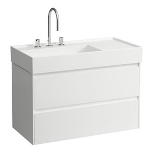 LAUFEN LANI skříňka pod umyvadlo 88,2x44,8x51,5 cm, 2 zásuvky, s organizérem, matná bílá