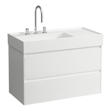 LAUFEN LANI skříňka pod umyvadlo 88,2x44,8x51,5 cm, 2 zásuvky, s organizérem, matná bílá