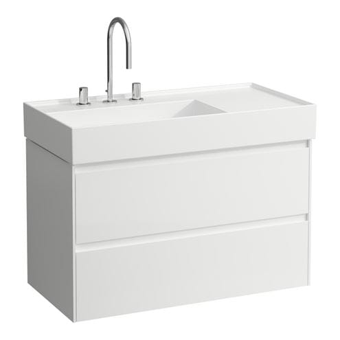 LAUFEN LANI skříňka pod umyvadlo 88,2x44,8x51,5 cm, 2 zásuvky, s organizérem, matná bílá H4039521122601 Obrázek - Hlavní obrázek