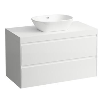 LAUFEN LANI skříňka pod umyvadlo, 98,5x49,3x58 cm, 2 zásuvky, matná bílá
