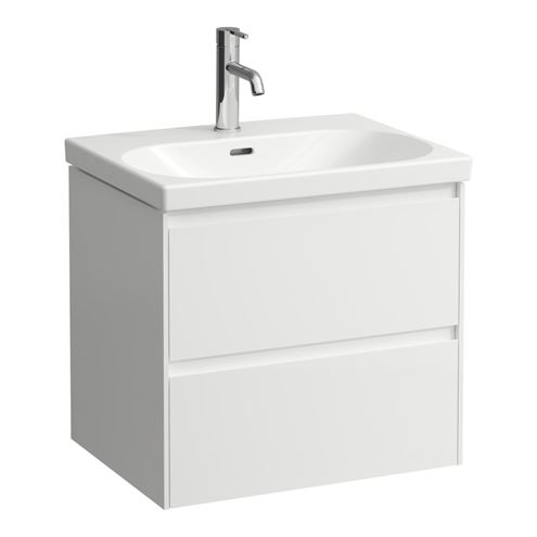 LAUFEN LANI skříňka pod umyvadlo 58,4x44,2x51,5 cm, 2 zásuvky, s organizérem, matná bílá H4035321122601 Obrázek - Hlavní obrázek