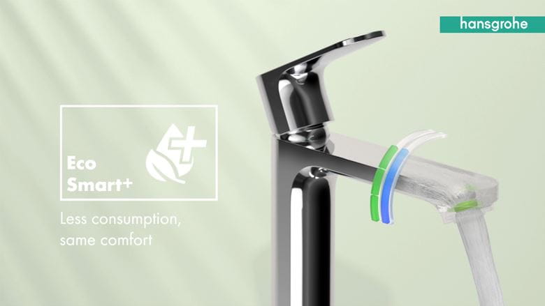 HANSGROHE VIVENIS umyvadlová stojánková baterie, EcoSmart, chrom 75022000 Obrázek - fotka