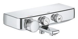 GROHE GROHTHERM SMARTCONTROL vanová nástěnná termostatická baterie, s přepínačem, chrom