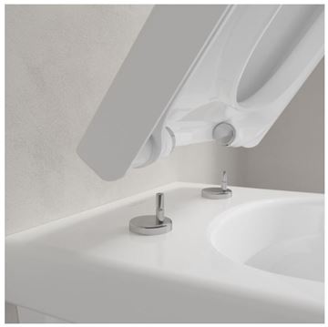 VILLEROY & BOCH ARCHITECTURA WC sedátko, SoftClosing, alpská bílá 9M66S201 Obrázek - fotka
