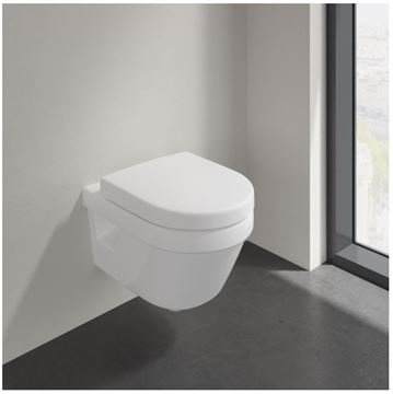 VILLEROY & BOCH ARCHITECTURA WC sedátko, SoftClosing, alpská bílá 9M66S201 Obrázek - fotka
