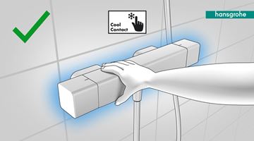 HANSGROHE SHOWER TABLET SELECT 300 vanová nástěnná termostatická baterie, s přepínačem, chrom 13151000 Obrázek - fotka