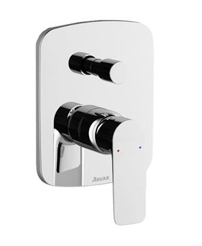 RAVAK CLASSIC CL 065.00 vanová podomítková baterie, s přepínačem, chrom