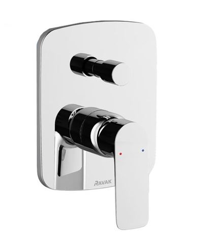 RAVAK CLASSIC CL 065.00 vanová podomítková baterie, s přepínačem, chrom X070088 Obrázek - Hlavní obrázek