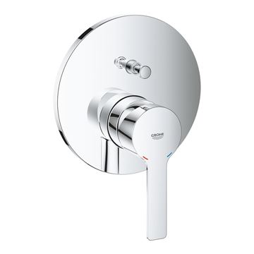 GROHE LINEARE vanová podomítková baterie, s přepínačem, chrom