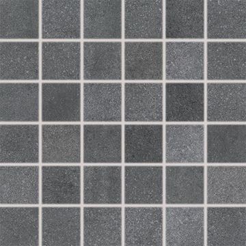 RAKO FORM mozaika 30x30(5x5) cm, lepená na síti, mat, tmavě šedá