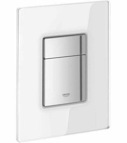 GROHE SKATE COSMOPOLITAN ovládací tlačítko pro dvě splachování, sklo, měsíční bílá 38845LS0 Obrázek - Hlavní obrázek
