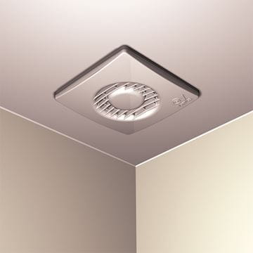 VORTICE PUNTO FILO MF 100/4" T axiální ventilátor 100 mm, nástěnný/stropní, s časovačem a zpětnou klapkou 11127 Obrázek - fotka
