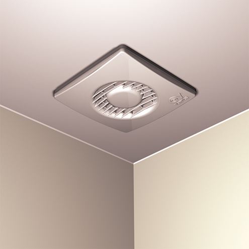 VORTICE PUNTO FILO MF 100/4" T axiální ventilátor 100 mm, nástěnný/stropní, s časovačem a zpětnou klapkou 11127 Obrázek - fotka