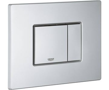 GROHE SKATE COSMOPOLITAN ovládací tlačítko pro dvě splachování, s povrchem proti otiskům prstů, plast, titanium 38732BR0 Obrázek - fotka