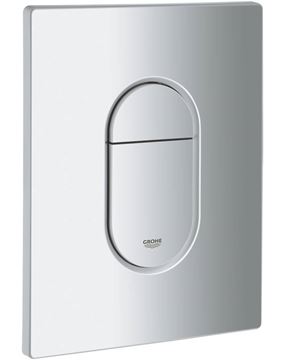 GROHE ARENA COSMOPOLITAN ovládací tlačítko pro dvě splachování, plast, matný chrom