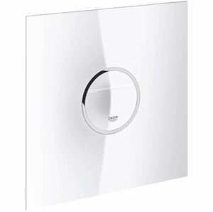 GROHE VERIS ONDUS DIGITECTURE LIGHT ovládací tlačítko pro dvě splachování, senzorové, s podsvícením, napájení ze sítě, sklo, měsíční bílá