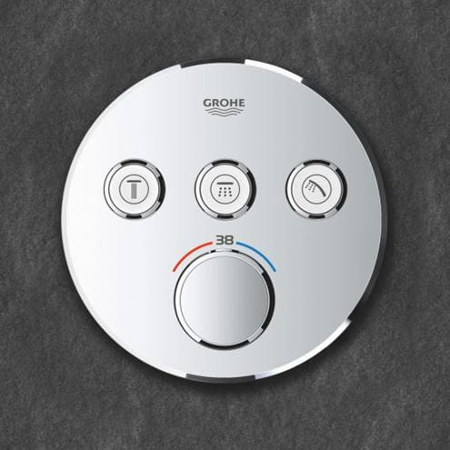 GROHE GROHTHERM SMARTCONTROL podomítková termostatická baterie, pro 3 spotřebiče, Water Saving, chrom 29121000 Obrázek - fotka
