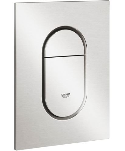 GROHE ARENA COSMOPOLITAN S ovládací tlačítko pro dvě splachování, plast, supersteel 37624DC0 Obrázek - Hlavní obrázek