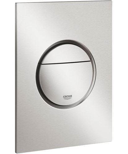 GROHE NOVA COSMOPOLITAN S ovládací tlačítko pro dvě splachování, plast, supersteel 37601DC0 Obrázek - Hlavní obrázek