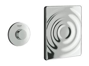 GROHE SURF ovládací tlačítko splachování, Start/Stop, s pneumatickým ovládáním, kov, chrom