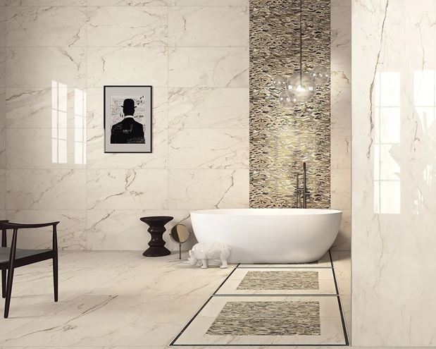 IMOLA THE ROOM dlažba 60x120 cm, lesk, white GHEPARD6 12LP Obrázek - fotka