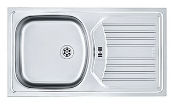 FRANKE EUROSTAR ETN 614 NOVA 6/4" nerezový dřez 780x435 mm, otočný, odkapávač