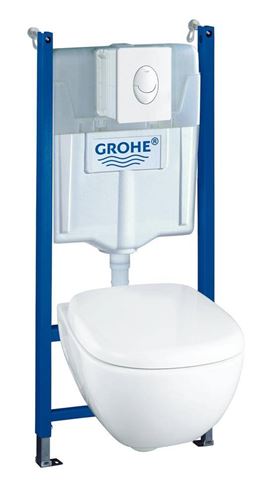 GROHE SKATE AIR ovládací tlačítko pro dvě splachování, plast, alpská bílá 38505SH0 Obrázek - fotka