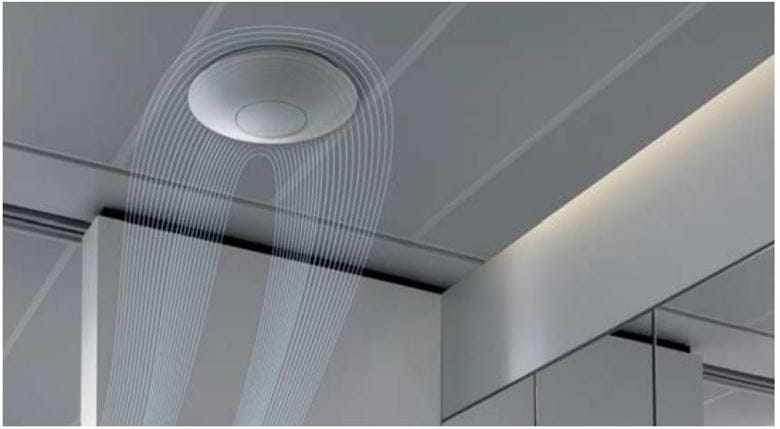 ZEHNDER UNITY ZCV2 radiální ventilátor 100 mm, nástěnný/stropní, s časovačem a čidlem vlhkosti ZCV2 Obrázek - fotka