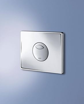 GROHE SKATE ovládací tlačítko pro dvě splachování, plast, chrom 38862000 Obrázek - fotka