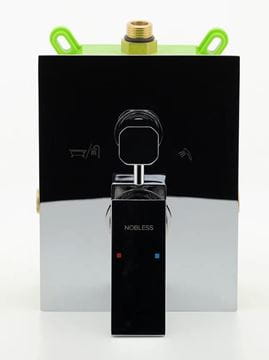 NOVASERVIS NOBLESS EDGE podomítková baterie, pro 2 spotřebiče, s tělesem, chrom BOX36051R,0 Obrázek - fotka