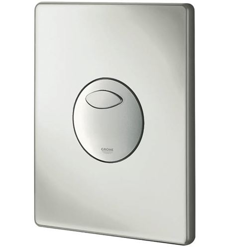 GROHE SKATE ovládací tlačítko pro dvě splachování, plast, matný chrom 38862P00 Obrázek - Hlavní obrázek