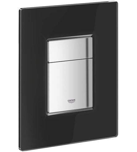 GROHE SKATE COSMOPOLITAN ovládací tlačítko pro dvě splachování, sklo, velvet black-černá/chrom 38845KS0 Obrázek - Hlavní obrázek
