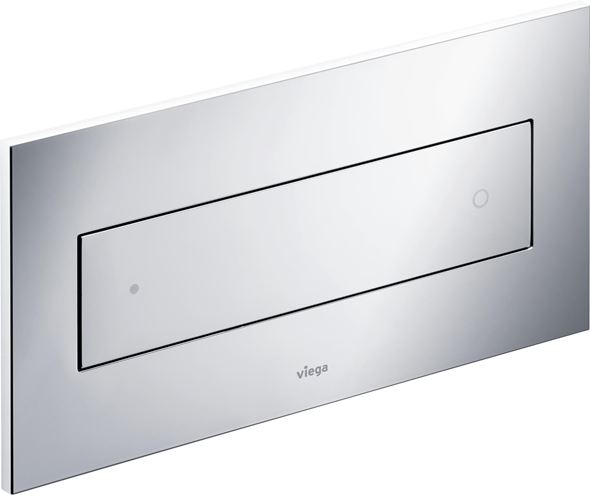 VIEGA VISIGN FOR STYLE 12 8332.1 ovládací tlačítko pro dvě splachování, plast, chrom 597252 Obrázek - Hlavní obrázek