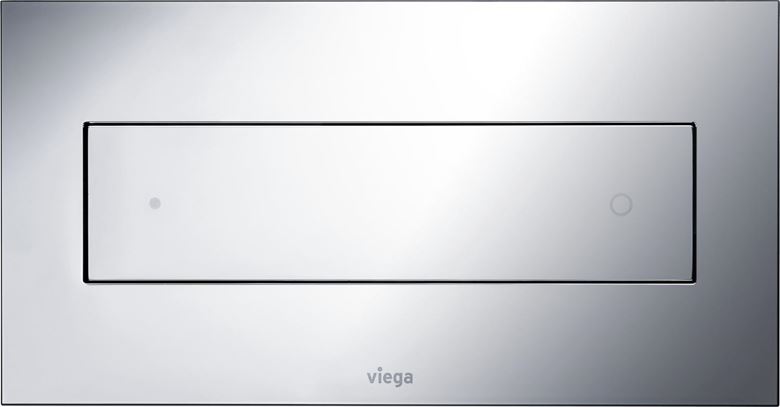 VIEGA VISIGN FOR STYLE 12 8332.1 ovládací tlačítko pro dvě splachování, plast, chrom 597252 Obrázek - fotka