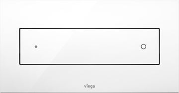 VIEGA VISIGN FOR STYLE 12 8332.1 ovládací tlačítko pro dvě splachování, plast, alpská bílá 596743 Obrázek - fotka