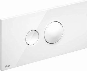 VIEGA VISIGN FOR STYLE 10 8315.1 ovládací tlačítko pro dvě splachování, plast, alpská bílá