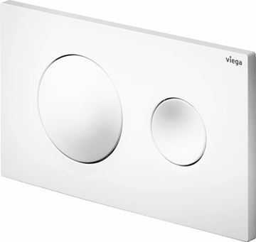 VIEGA PREVISTA VISIGN FOR STYLE 20 8610.1 ovládací tlačítko pro dvě splachování, plast, alpská bílá