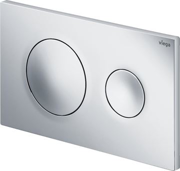 VIEGA PREVISTA VISIGN FOR STYLE 20 8610.1 ovládací tlačítko pro dvě splachování, plast, chrom