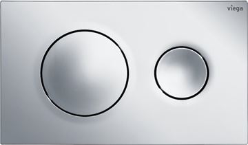 VIEGA PREVISTA VISIGN FOR STYLE 20 8610.1 ovládací tlačítko pro dvě splachování, plast, chrom 773779 Obrázek - fotka