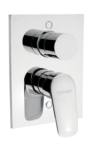 NOVASERVIS TITANIA PURE vanová podomítková baterie, s přepínačem, s tělesem, chrom 90350R,0 Obrázek - Hlavní obrázek