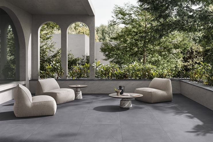 ABITARE NORDIC dlažba 80x80x2 cm, mat, grey NORDIC 80020 GREY R Obrázek - fotka
