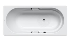 KALDEWEI VAIO STAR 961 vana 170x80 cm, bez nožiček, s otvory pro madla, smaltovaná ocel, antislip