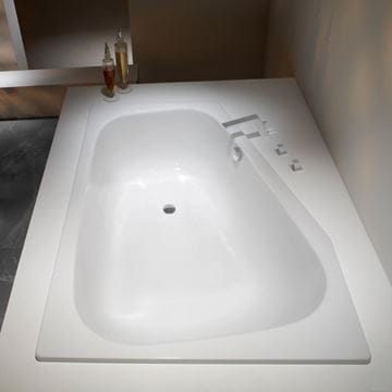 KALDEWEI PLAZA DUO 190 rohová vana 180x120 cm, pro 2 osoby, bez nožiček, smaltovaná ocel 237000010001 Obrázek - fotka