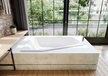 KALDEWEI PLAZA DUO 190 rohová vana 180x120 cm, pro 2 osoby, bez nožiček, smaltovaná ocel 237000010001 Obrázek - fotka