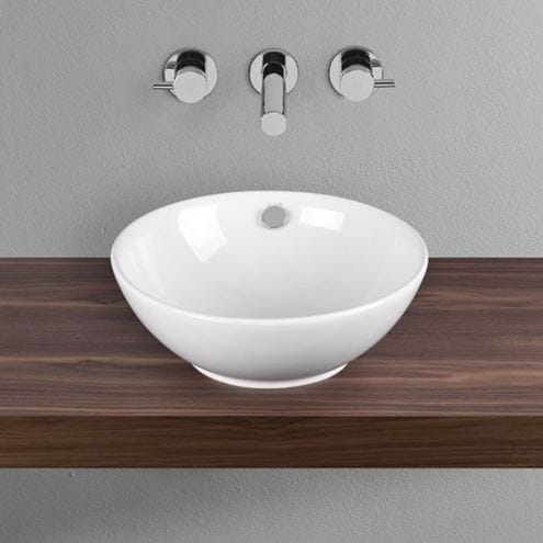 VITRA GEO umyvadlová mísa 43 cm, s přepadem, VitrAhygiene 4324B003-0012 Obrázek - fotka