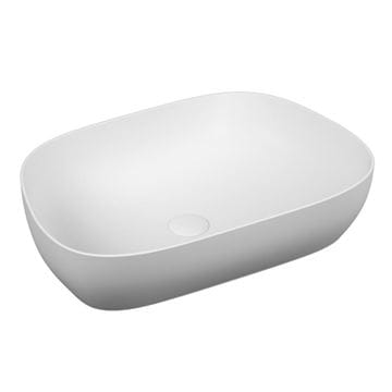 VITRA OUTLINE umyvadlová mísa 62,5 cm, bez přepadu, broušená, VitrAhygiene, matná bílá