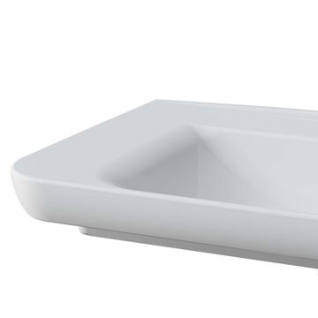 VITRA SENTO umyvadlo 78 cm, s otvorem pro baterii, s přepadem, VitrAhygiene 5947B003-0001 Obrázek - fotka