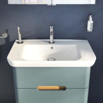VITRA SENTO umyvadlo 78 cm, s otvorem pro baterii, s přepadem, VitrAhygiene 5947B003-0001 Obrázek - fotka