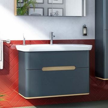 VITRA SENTO umyvadlo 98 cm, s otvorem pro baterii a přepadem, VitrAhygiene 5948B003-0001 Obrázek - fotka