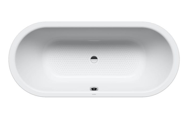 KALDEWEI CLASSIC DUO OVAL 111 vana 180x80 cm, pro 2 osoby, bez nožiček, smaltovaná ocel, antislip, Perl-Effekt 291234013001 Obrázek - Hlavní obrázek